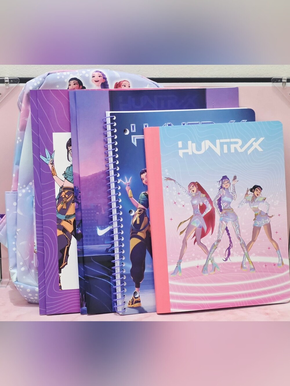 K-POP Demon Hunters School Supplies (Backpack, Notebooks, Folders, Pencil Case)
